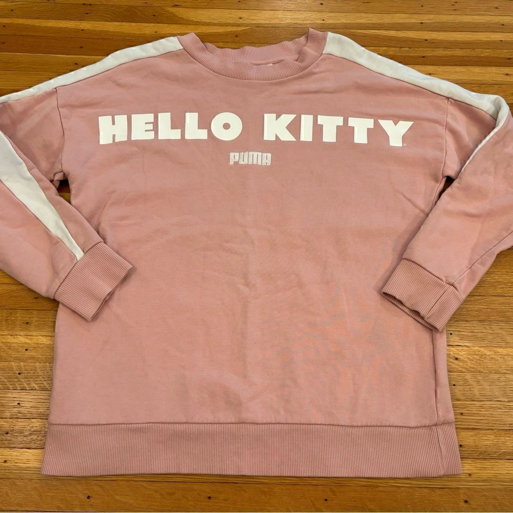 Hello Kitty Puma light pink/white crewneck sweatshirt